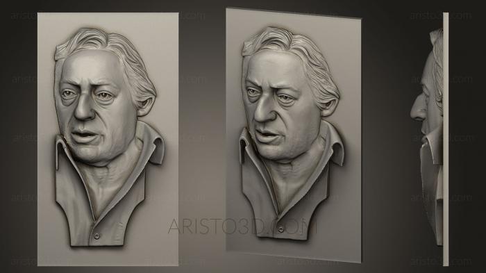 Busts and bas-reliefs of famous people (BUSTC_0718) 3D model for CNC machine